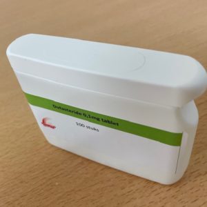 Dustasteride 0,1mg - 100 tabletten - voorkant potje