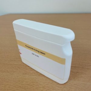 Finasteride 0,3mg - 100 tabletten - voorkant potje
