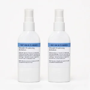 Topische Minoxidil 2% – 2 × 95 ml, twee flacons